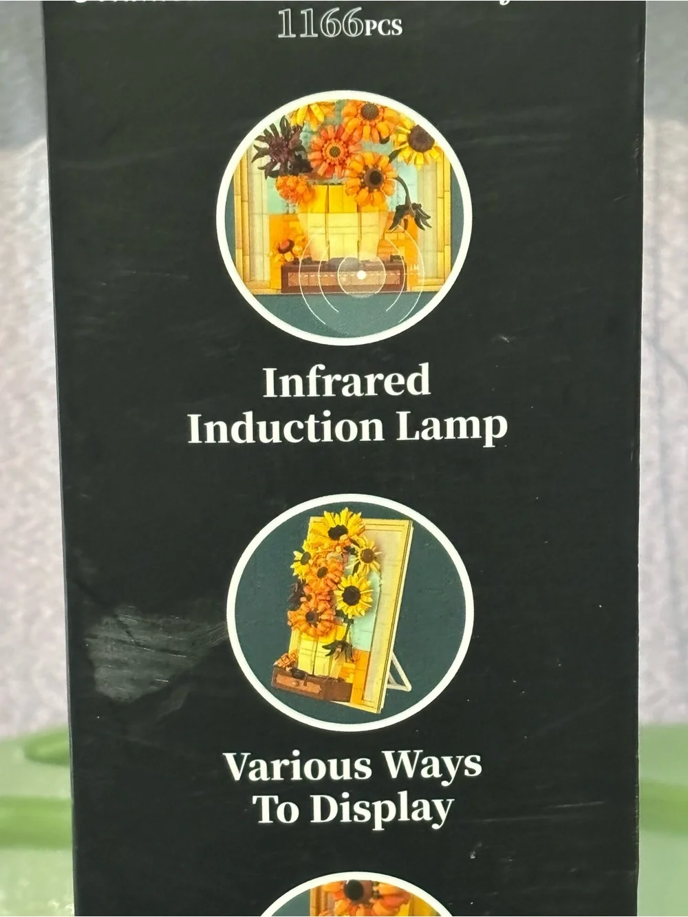 WeKki Sunflower Botanical Building Set - Yellow Orange Floral Model